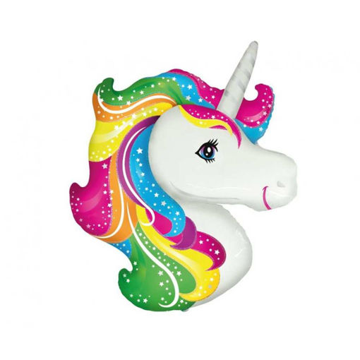 Picture of UNICORN HEAD FOIL BALLOON 24 INCH